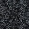 Black-Gray Rayon Blend Stretch Spandex Floral Bengaline Jacquard Fabric By the Yard
